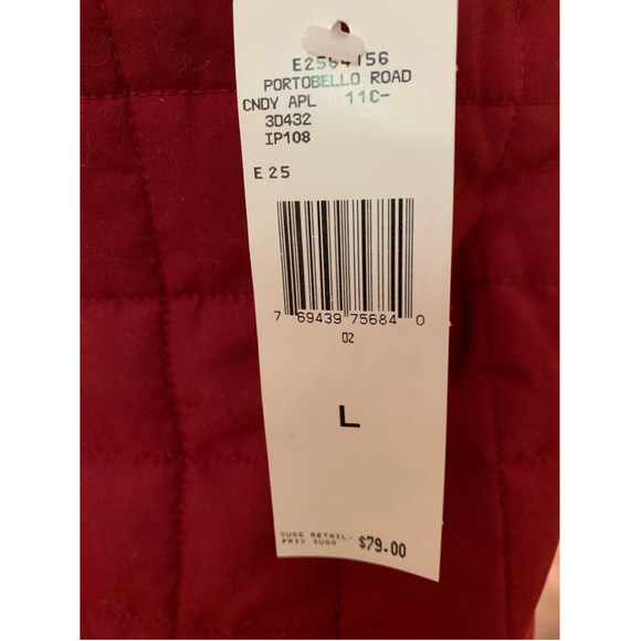 NWT Quilted Vest Barnwood Color Sz L - Picture 8 of 11